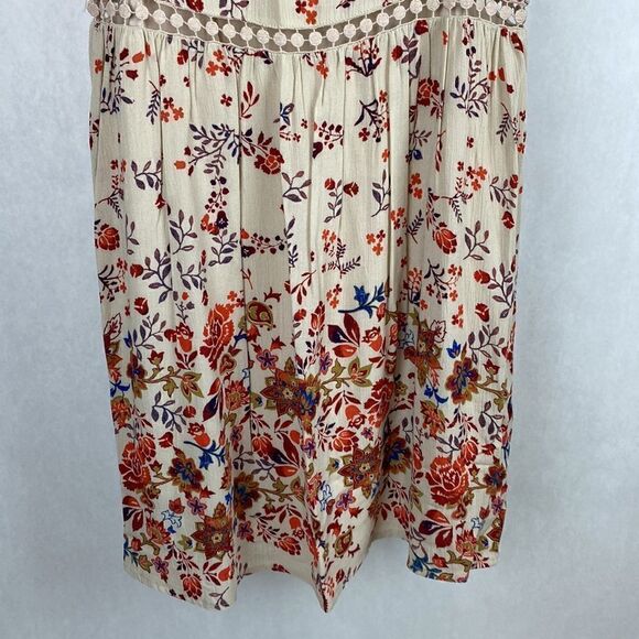 Taylor & Sage Dress Small Sleeveless Crochet Lace Cutout Waist Lined - Picture 6 of 13